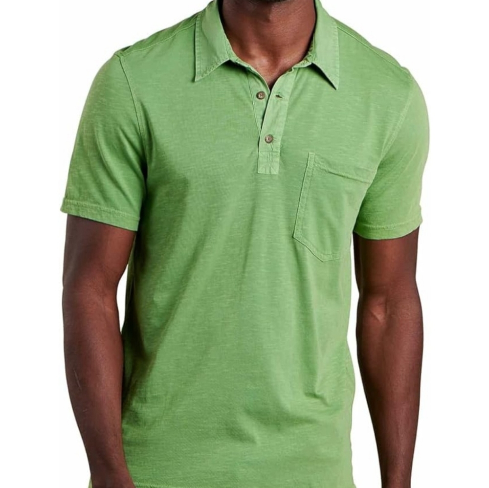 Toad&Co Primo Short Sleeve Polo Evergreen LG